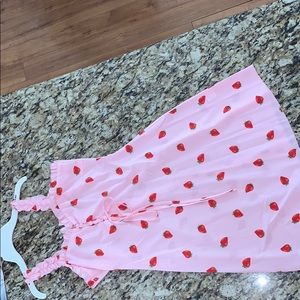Strawberry print dress